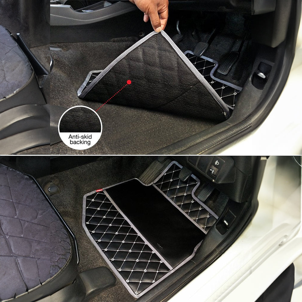 Luxury Leatherette Car Floor Mat For Mercedes GLC 300