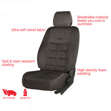 Load image into Gallery viewer, Emperor Velvet Fabric Car Seat Cover For Kia Sonet
