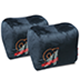 Load image into Gallery viewer, Elegant Memory Foam Neck Rest D Car Support Pillow Image (Set of 2) | Black Color 
