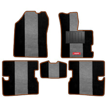 Load image into Gallery viewer, Edge Carpet Car Floor Mat For Honda Amaze - Black Grey | Elegant Auto Retail
