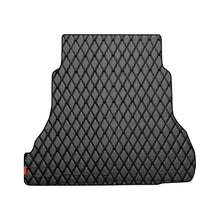 Load image into Gallery viewer, Luxury Leatherette Car Dicky Mat For Honda Amaze - Black Black | Elegant Auto Retail
