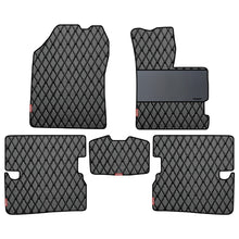 Load image into Gallery viewer, Luxury Leatherette Car Floor Mat For Honda Amaze - Black Black | Elegant Auto Retail
