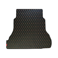 Load image into Gallery viewer, Luxury Leatherette Car Dicky Mat For Honda Amaze - Black Tan | Elegant Auto Retail

