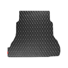 Load image into Gallery viewer, Luxury Leatherette Car Dicky Mat For Honda Amaze - Black White | Elegant Auto Retail
