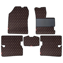 Load image into Gallery viewer, Luxury Leatherette Car Floor Mat For Honda Amaze - Brown Beige | Elegant Auto Retail

