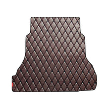 Load image into Gallery viewer, Luxury Leatherette Car Dicky Mat For Honda Amaze - Brown Black | Elegant Auto Retail
