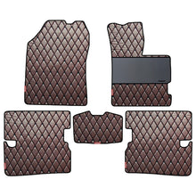 Load image into Gallery viewer, Luxury Leatherette Car Floor Mat For Honda Amaze - Brown Black | Elegant Auto Retail
