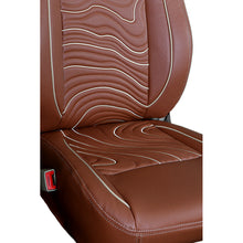 Adventure Art Leather Car Seat Cover For Hyundai I10 | in Brown Colour | Elegant Auto Retail