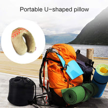 Load image into Gallery viewer, Arrow Memory Foam Travel Pillow Beige | Elegant Auto Retail
