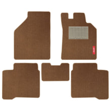 Cord Carpet Car Floor Mat For Maruti Baleno - Beige Beige | Elegant Auto Retail