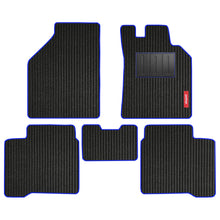 Load image into Gallery viewer, Cord Carpet Car Floor Mat For Maruti Baleno - Black Blue | Elegant Auto Retail
