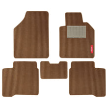 Cord Carpet Car Floor Mat For Maruti Baleno - Beige Beige | Elegant Auto Retail