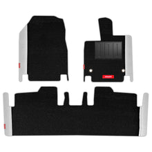 Duo Carpet Car Floor Mat For Mahindra BE 6 - Black White | Elegant Auto Retail