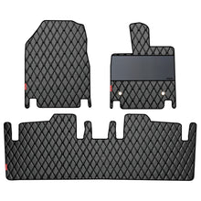 Load image into Gallery viewer, Luxury Leatherette Car Floor Mat For Mahindra BE 6 - Black Black | Elegant  Auto Retail
