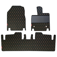 Load image into Gallery viewer, Luxury Leatherette Car Floor Mat For Mahindra BE 6 - Black Tan | Elegant  Auto Retail
