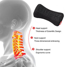 Load image into Gallery viewer, BLCK Memory Foam Slim Neck Support Pillow Set of 2 - In Black | Elegant Auto Retail
