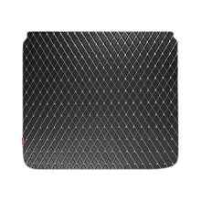 Load image into Gallery viewer, Luxury Leatherette Car Dicky Mat Black &amp; White
