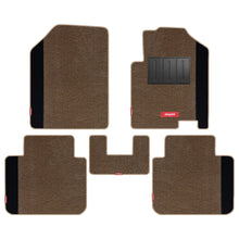 Load image into Gallery viewer, Duo Carpet Car Floor Mat Beige and Black (Set of 5)
