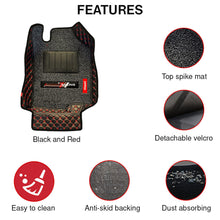 Load image into Gallery viewer, Redline 5D Car Floor Mat For Renault Captur - Black Red | Elegant Auto Retail
