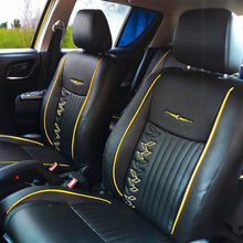 Vogue Knight Art Leather Car Seat Cover Black For Brezza