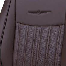 Zippy Nappa PR Art Leather Car Seat Cover For Chevrolet Beat - M Brown Black | Elegant Auto Retail
