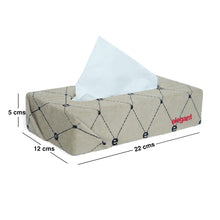 Fabric Tissue Box Beige E Design CU01| Elegant Auto Retail 