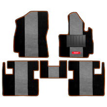 Load image into Gallery viewer, Edge Carpet Car Floor Mat For Tata Curvv - Black Grey | Elegant Auto Retail
