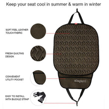 Load image into Gallery viewer, Caper Cool Pad Car Seat Cushion Black and Grey (For Driver) | Elegant Auto Retail 
