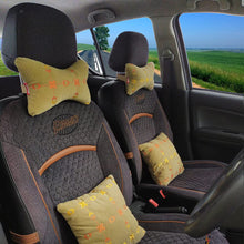 Load image into Gallery viewer, Elegant Car Comfy Pillow And Neck Rest Beige Square Set of 4 Design CU10 | Elegant Auto Retail 

