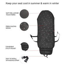 Load image into Gallery viewer,  CoolPad Car Seat Cushion Black and Grey (Set of 2) | Elegant Auto Retail 
