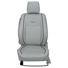 Load image into Gallery viewer, Vogue Cube Art Leather Car Seat Cover For Mahindra XUV 400 EV | in CGrey Colour | Elegant Auto Retail
