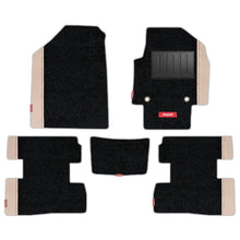 Duo Carpet Car Floor Mat For Hyundai Grand I10 In  Black M Beige | Elegant  Auto Retail