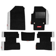 Duo Carpet Car Floor Mat For Hyundai  I10 Nios In Black Silver | Elegant Auto Retail
