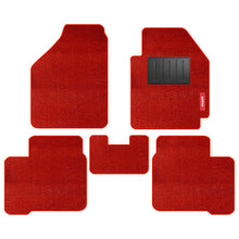 Miami Carpet Car Floor Mat For Maruti Dzire - Red | Elegant Auto Retail