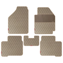 Luxury Leatherette Car Floor Mat For Maruti Dzire - Beige Beige | Elegant Auto Retail