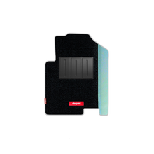 Duo Carpet Car Floor Mat For Hyundai Creta - Black Silver | Elegant Auto Retail