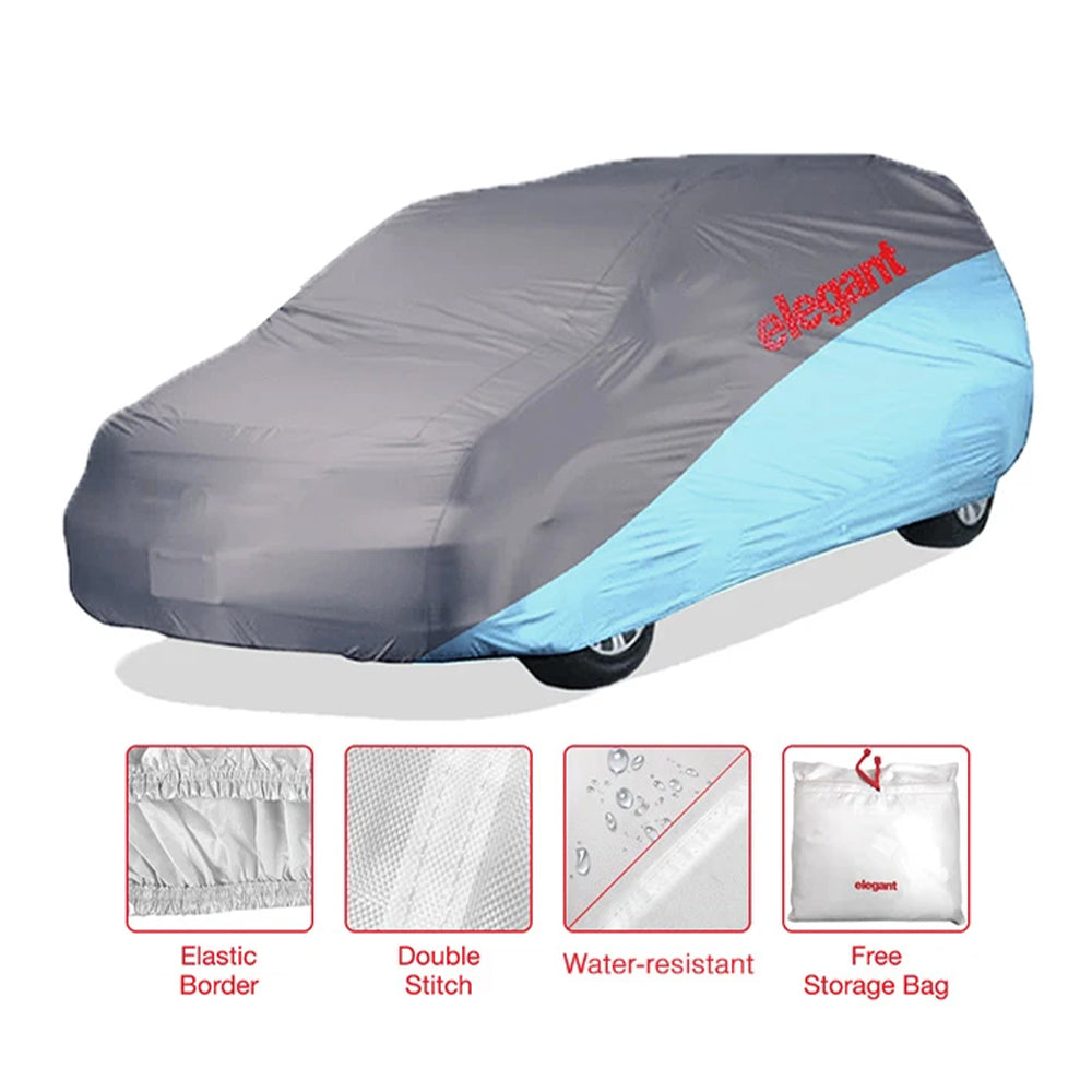 Car Body Cover WR Grey And Blue For Maruti Swift Elegant Auto Retail
