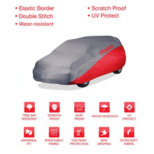 Load image into Gallery viewer, Car Body Cover WR Grey And Red For Toyota Taisor
