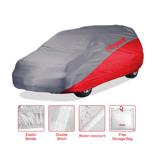 Load image into Gallery viewer, Elegant Car Body Cover WR Grey And Red for Hatchback Cars

