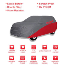 Load image into Gallery viewer, Car Body Cover WR Grey And Red For Renault Kiger
