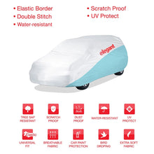 Load image into Gallery viewer, Car Body Cover WR White And Blue For Toyota Taisor
