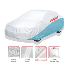 Load image into Gallery viewer, Elegant Car Body Cover WR White And Blue For Maruti Ciaz

