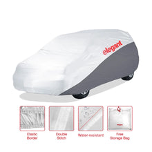 Load image into Gallery viewer, Elegant Car Body Cover WR White And Grey for Hatchback Cars
