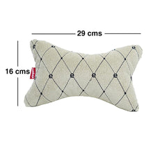 Load image into Gallery viewer, Elegant Car Neck Rest Pillow Set of 2 ( In Beige ) | Elegant Auto Retail 
