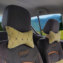 Load image into Gallery viewer, Elegant Comfy Car Neck Rest Pillow Set of 2 ( In Beige ) | Elegant Auto Retail 
