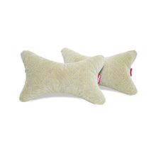 Elegant Comfy Car Neck Rest Pillow Line Design Set of 2 CU09  | Elegant Auto Retail 