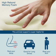 Load image into Gallery viewer, Elegant Foam Car Arm Rest Support Pillow | Elegant Auto Retail 
