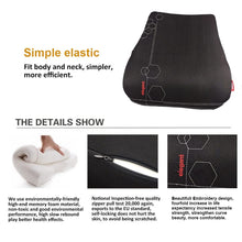 Load image into Gallery viewer, Elegant Memory Foam Full Slim Back Rest Support Car Pillow | Elegant Auto Retail 
