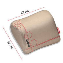 Load image into Gallery viewer, Elegant Zig Memory Foam Neck Rest D Car Support Pillow (Set of 2) In Beige | Elegant Auto Retail 
