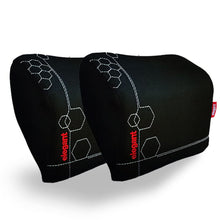 Load image into Gallery viewer, Elegant Memory Foam Neck Rest D Car Support Pillow (Set of 2) |  Black Color
